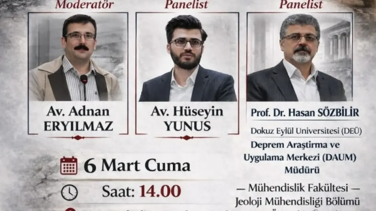 Samandağ’da Bilimsel Bilgiler Işığında “Deprem” Konusu Ele Alınacak