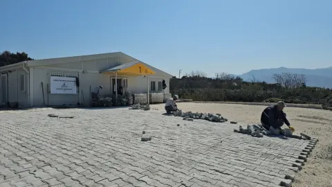 Karaçay Mahallesi Çok Amaçlı Salonunda Çalışmalar Sürüyor. — fotoğraf 3