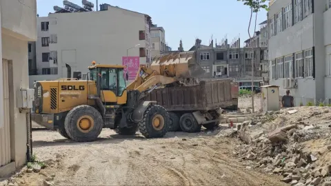 Atatürk Mahallesi' Nde Yol Yenileme Çalışmaları Sürüyor. — fotoğraf 2