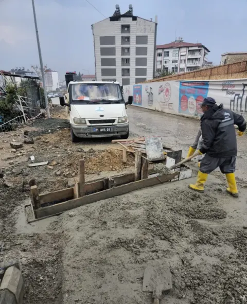 Samandağ Belediyesi’nden İtfaiye Yolunda Kalıcı Çözüm — fotoğraf 4