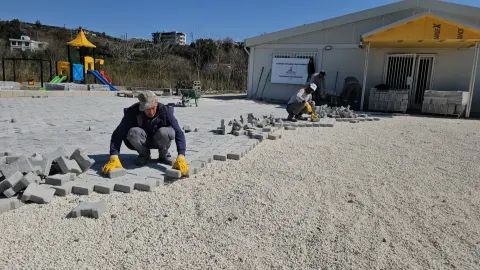 Karaçay Mahallesi Çok Amaçlı Salonunda Çalışmalar Sürüyor. — fotoğraf 4
