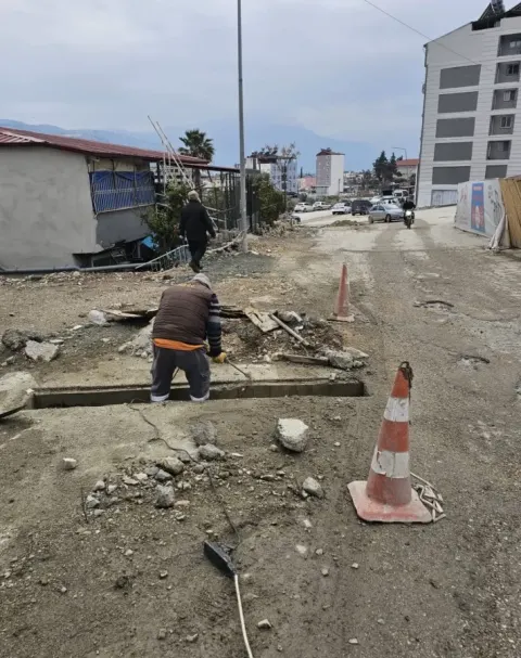 Samandağ Belediyesi’nden İtfaiye Yolunda Kalıcı Çözüm — fotoğraf 3